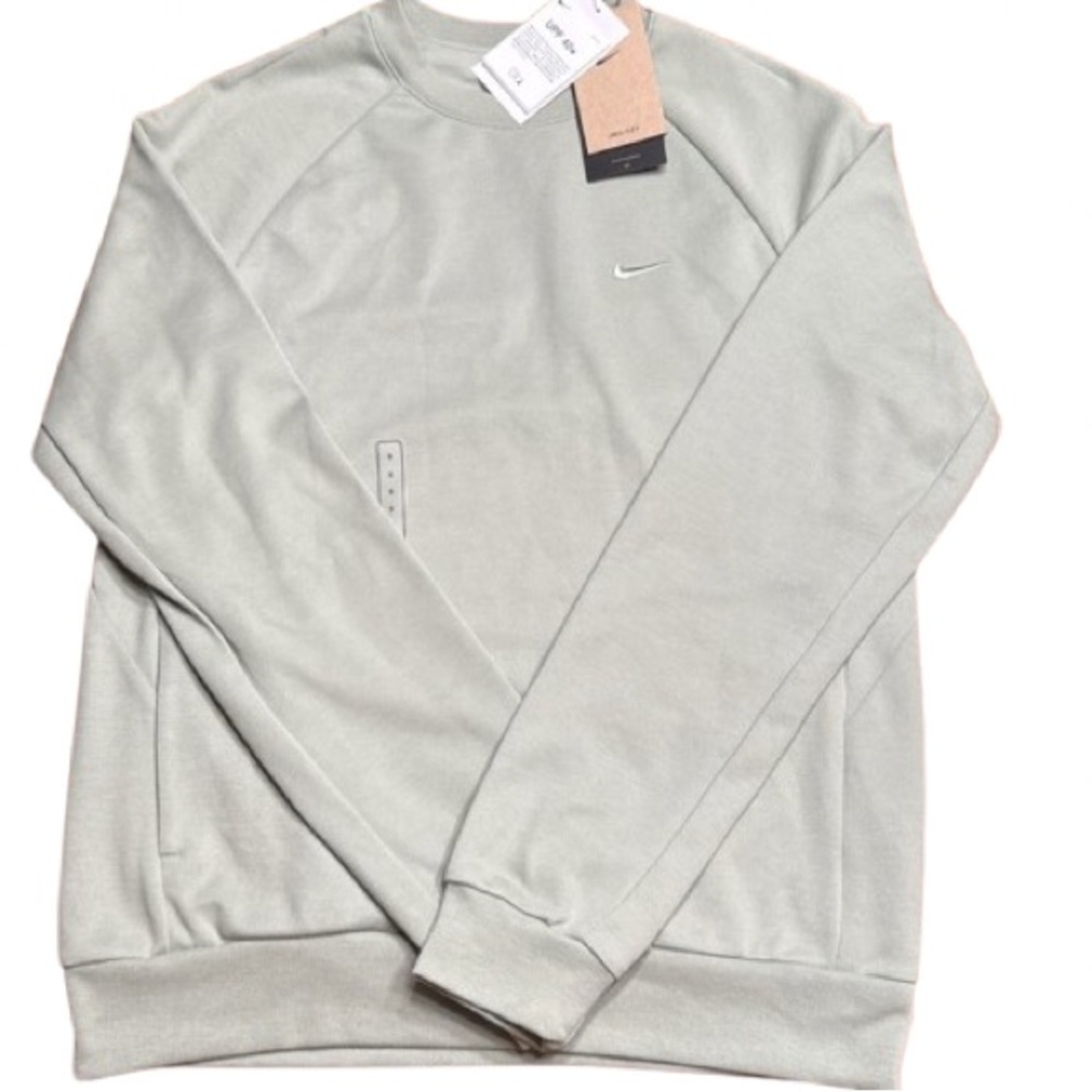 New Nike Men's Soft Green Crewneck Sweatshirt FZ0981-370